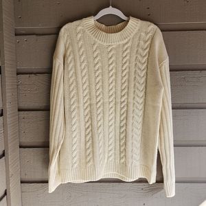 Julie Brown NYC Rainy Sweat Cream color  Size Large